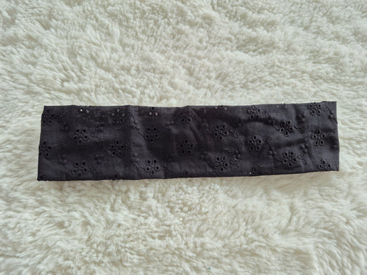 Bandeau en broderie anglaise