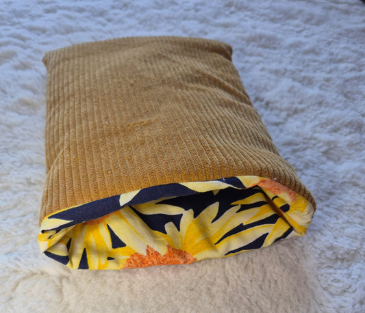 Pochette à livre en velours cotelé