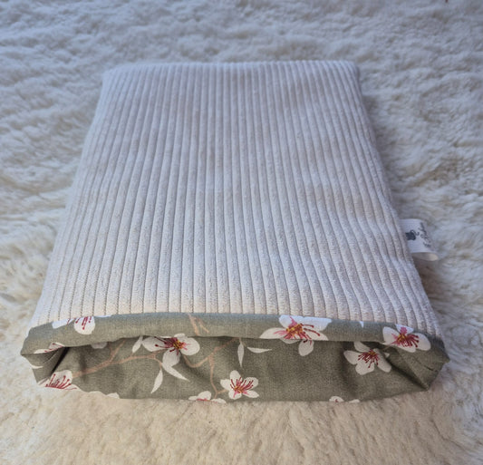 Pochette à livre en velours cotelé